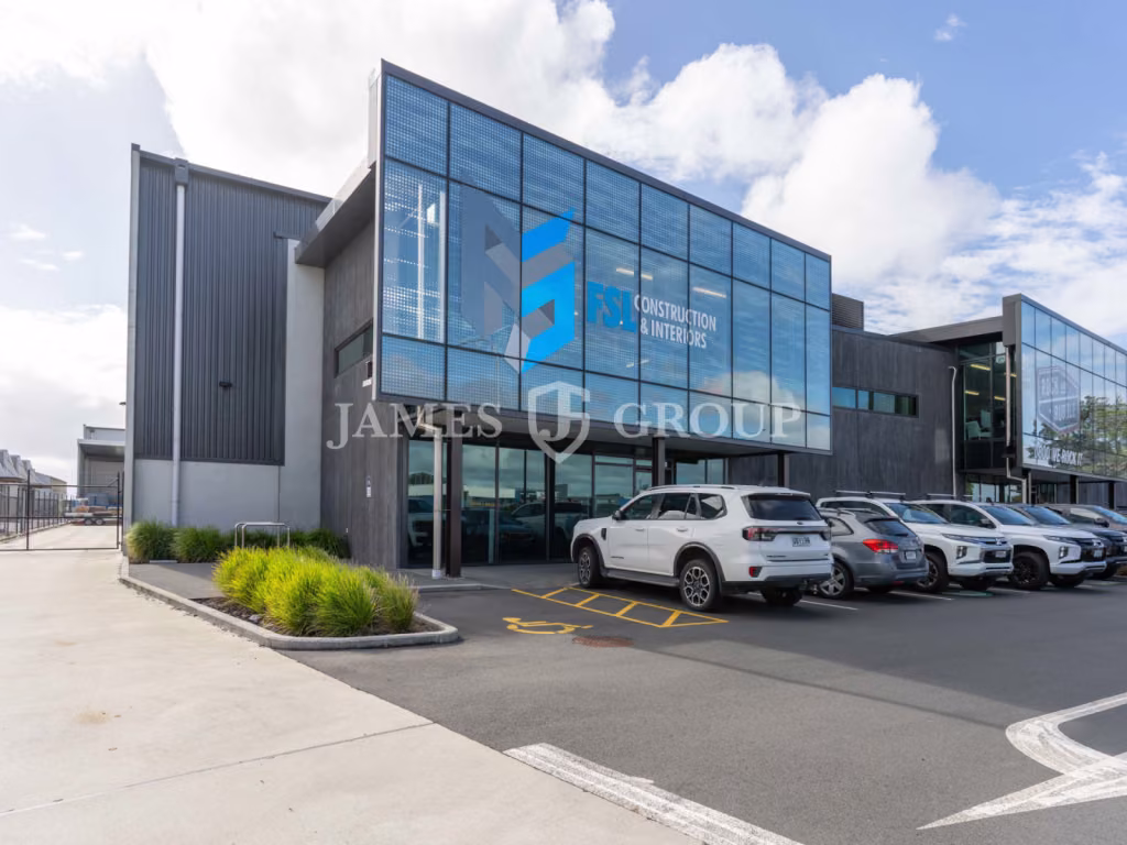 High Stud Warehouse + Canopy + 12 Carparks