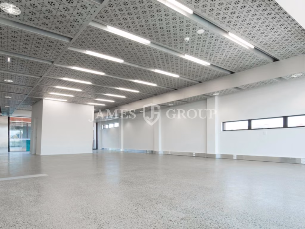 Open-plan Office With Polished Concrete Floors