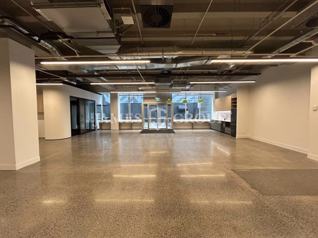 Flexible Office Space With Polished Concrete Floor