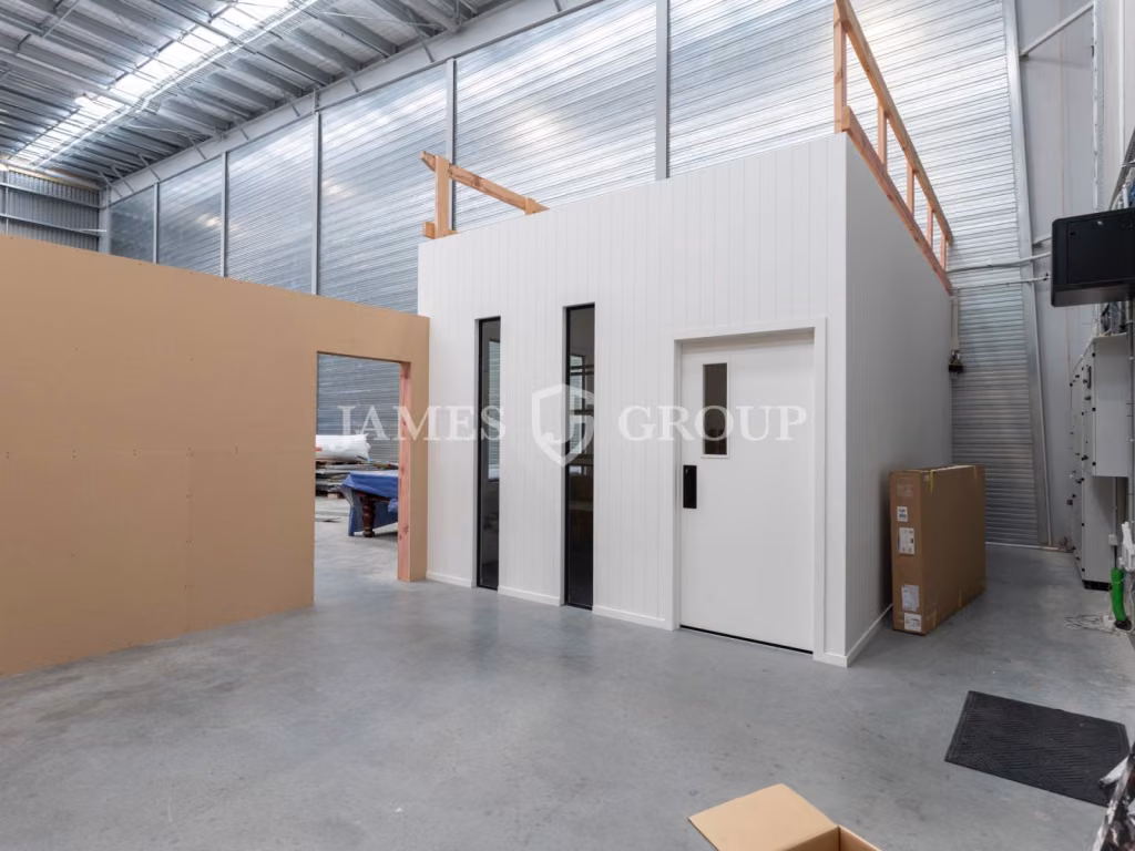 High Stud Warehouse + Canopy + 12 Carparks