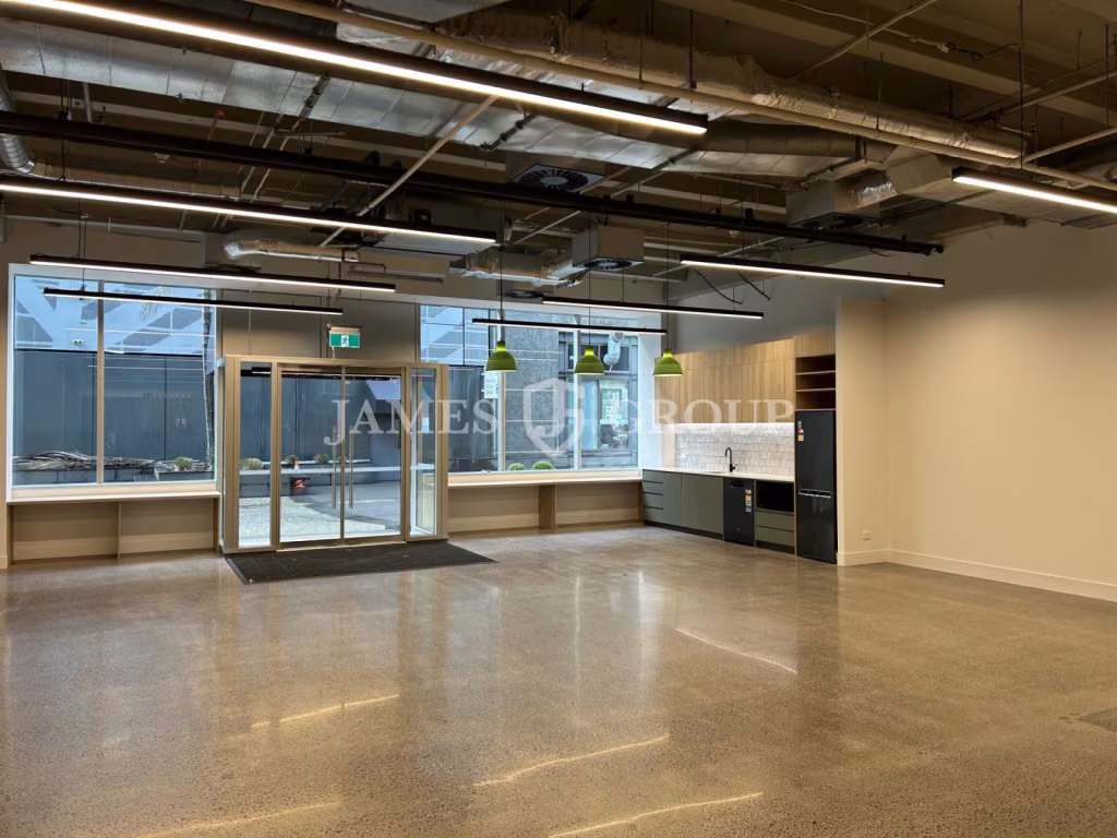 Flexible Office Space With Polished Concrete Floor