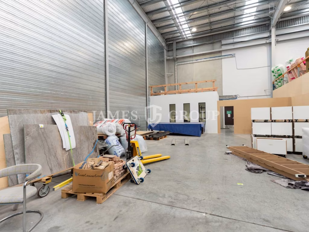 High Stud Warehouse + Canopy + 12 Carparks