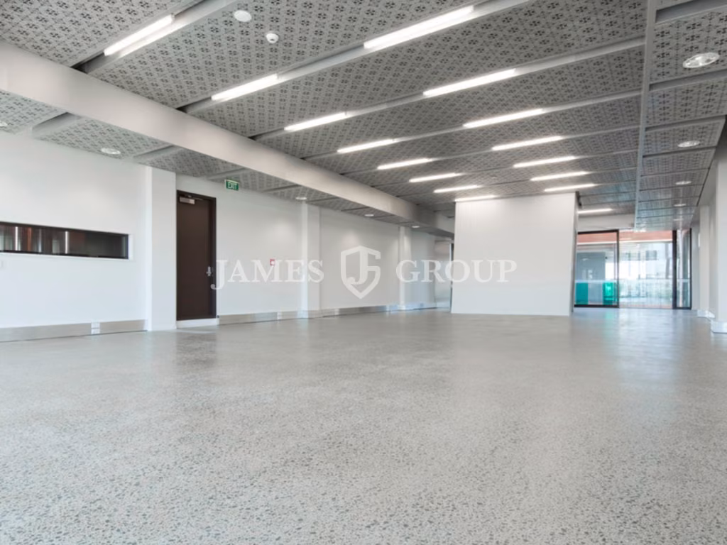 Open-plan Office With Polished Concrete Floors