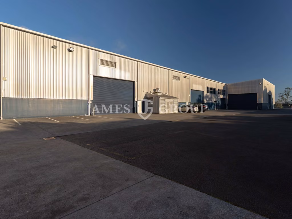 Heavy Industrial Facility With Gantry Crane
