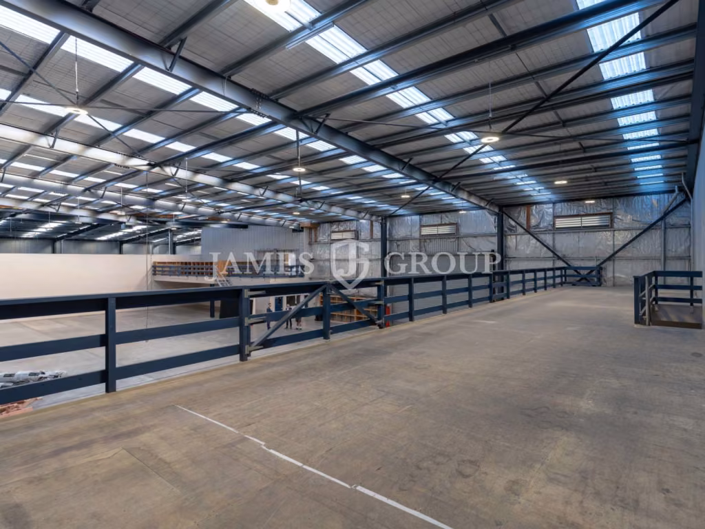Heavy Industrial Facility With Gantry Crane